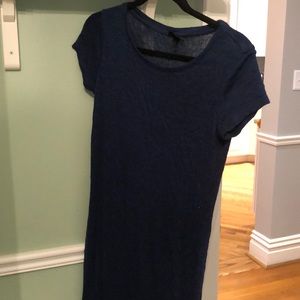Navy blue cotton dress size small